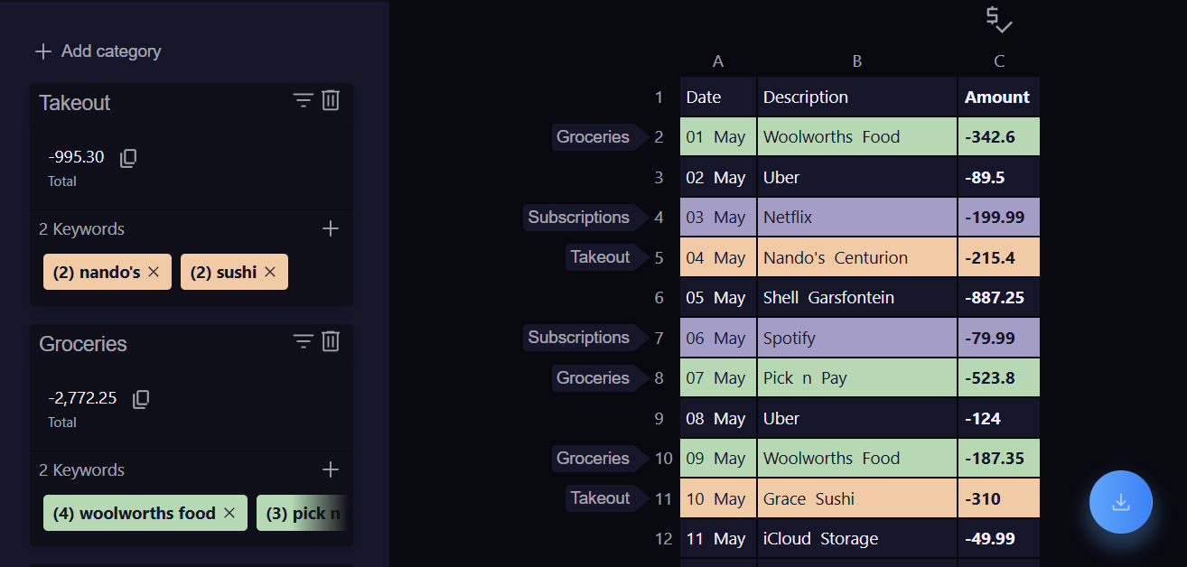 Expense Organizer